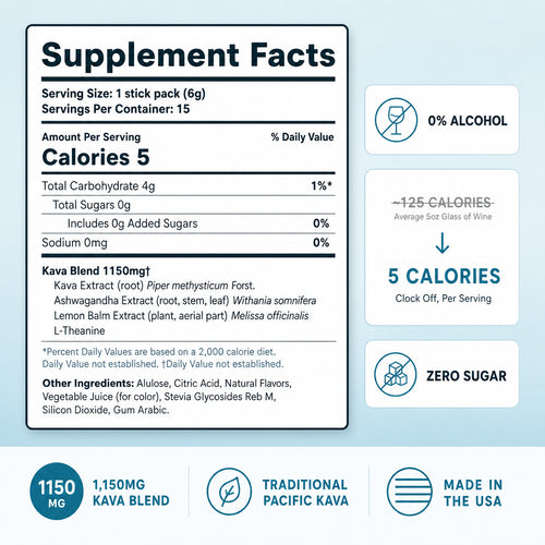 Kava Calming Mix Drink